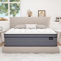Full Size Mattress, 10 Inch Hybrid Full Bed Mattress With Gel Memory Foam & Pocketed Springs, Medium Firm Bed In A Box, Pressure & Back Pain Relief, Certipur-Us, Teens, Adults, Guest Rooms