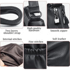 Crossbody Purse for Women Ladies Soft PU Leather Shoulder Bag Medium Roomy Handbag Fashion Tote Top Handle Satchel