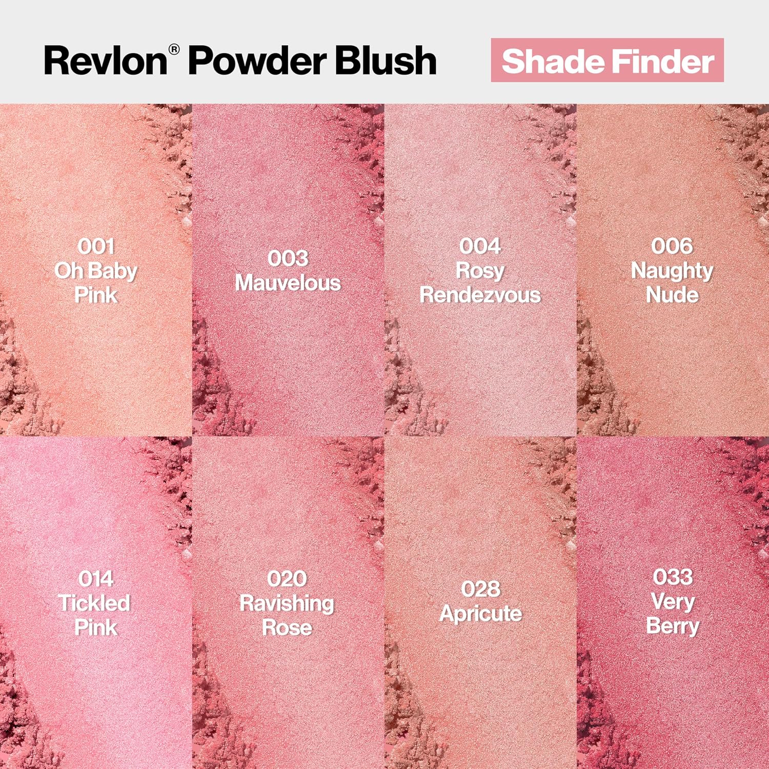 Revlon Powder Blush Face Makeup, High Impact Buildable Color, Lightweight & Smooth Finish, 003 Mauvelous, 0.17 Oz