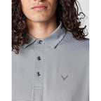 Callaway Men'S Fine Line Stripe Short Sleeve Moisture-Wicking Stretch Golf Polo Shirt (Available In Big & Tall)