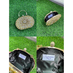 Suhatjia Rhinestone Evening Clutch Purses for Women Evening Weddings,Party Purses Crystal Diamond Glitter Sparkly Handbag
