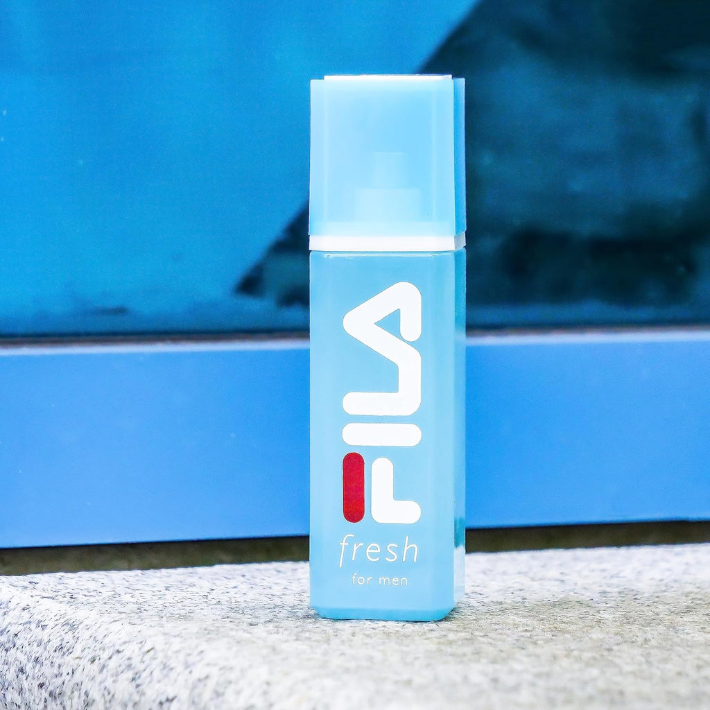 FILA Fresh - Cologne for Men with Amber Fougere, Bergamot, Sage, and Vetiver - Mens Cologne for Day or Night Wear - Day and Night Aroma - 3.4 oz