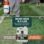 Petramax Green Grass Paint For Lawn Dye - Maintain Turf Or Green Grass, Spray Paint For Lawn & Shrubs Easy Spray, Pairs W/Petra Sprayer - Touch Up Dog Spots - Pet Safe (Premium, 32 Oz)