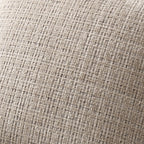 Fine-Textured Throw Pillow Covers Set Of 2, 22X22 Inch Latte | Thick Soft Chenille, Decorative Accent Cushion Covers, Modern Farmhouse Pillow Cases For Couch Sofa Bed Living Room Bedroom