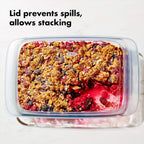 OXO Good Grips Freezer-to-Oven Safe 3 Qt Glass Baking Dish with Lid, 9 x 13