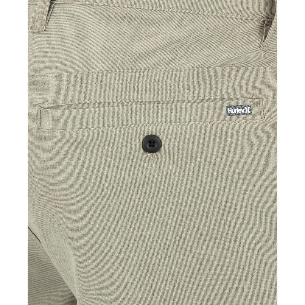 Hurley Men'S Phantom 4-Way Stretch Microcheck Hybrid Walk Shorts, 9" Inseam 20" Outseam, Quick Dry, Button Closure