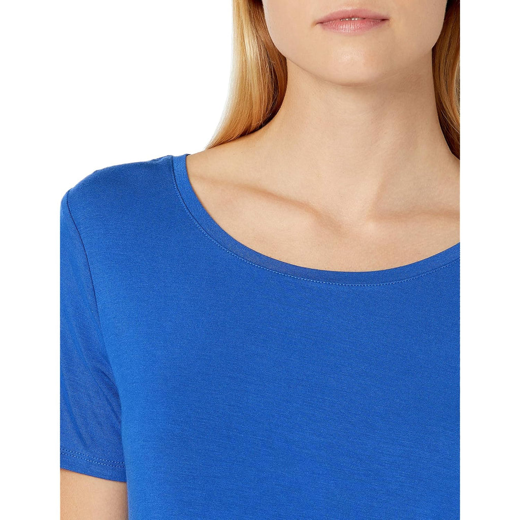 Women's Short-Sleeve Scoopneck Tunic Tops, Pack of 2