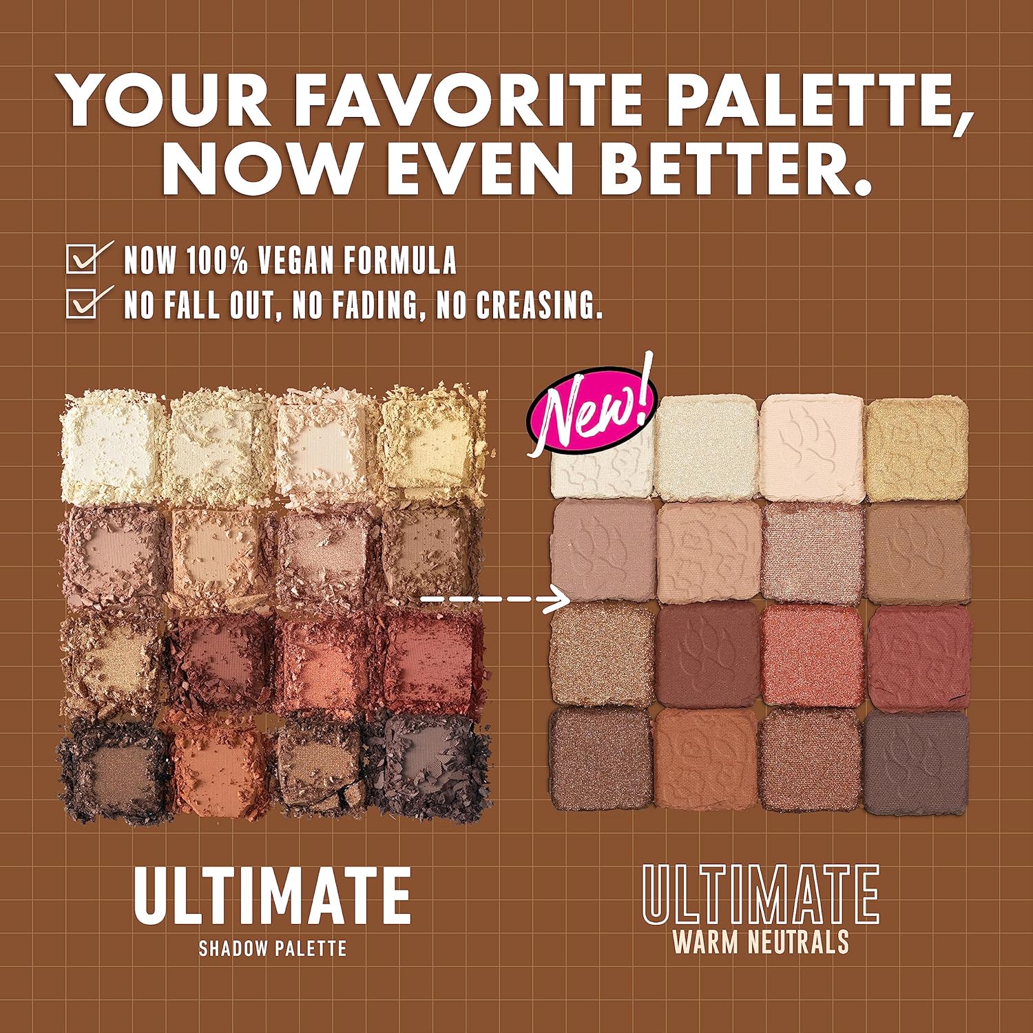 NYX PROFESSIONAL MAKEUP, Ultimate Shadow Palette, Eyeshadow Palette - Warm Neutrals