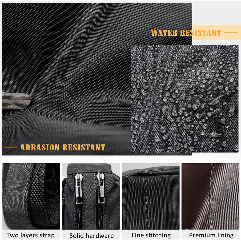 Volganik Rock Rfid Purses For Women Fabric Nylon Multi Pocket Crossbody Bag Ladies Travel Handbag