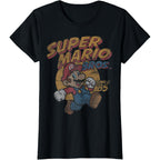 Super Mario Bros. Since '85 Vintage Poster T-Shirt Black