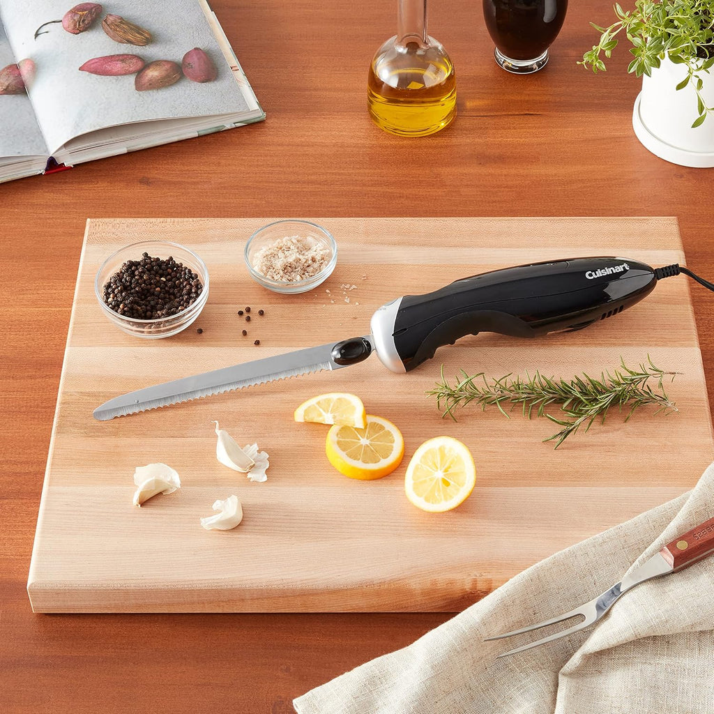 Cuisinart Electric Knife,1 Blade, Black,1 Ea