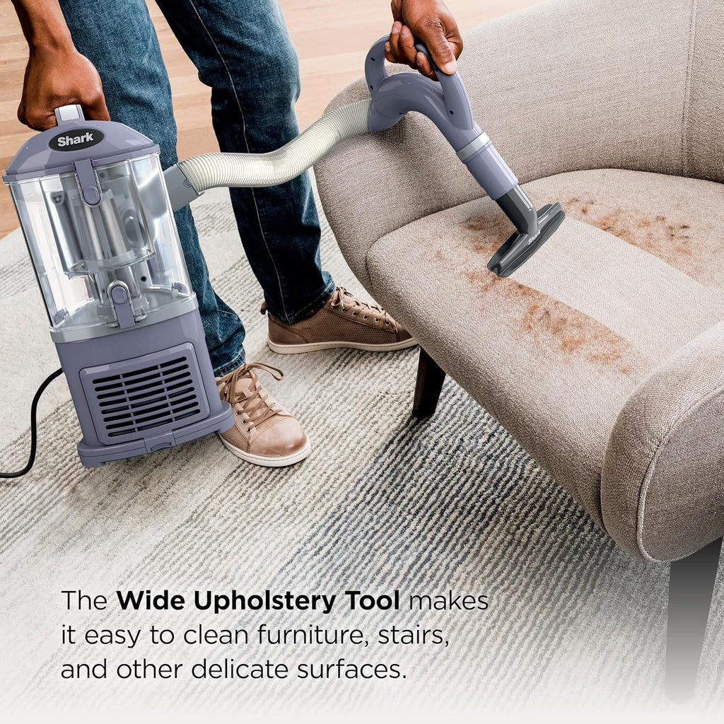 Shark Upright Vacuum Cleaner | Navigator Lift-Away | Pet Hair, Carpet & Hard Floor Cleaning | Upholstery & Crevice Tools | Hepa Filter | Swivel Steering | Large Dust Cup Capacity | Lavender | Nv352