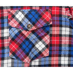 Men'S Casual Flannel Plaid Shirt Sleeveless Plus Size Vest