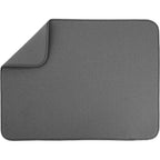S&T Inc. Dish Drying Mat Xl, 18” X 24”, Absorbent Microfiber Kitchen Counter Mat, Dish Drying Pad For Dishes, Utensils, Pots And Pans, Extra Large, Charcoal