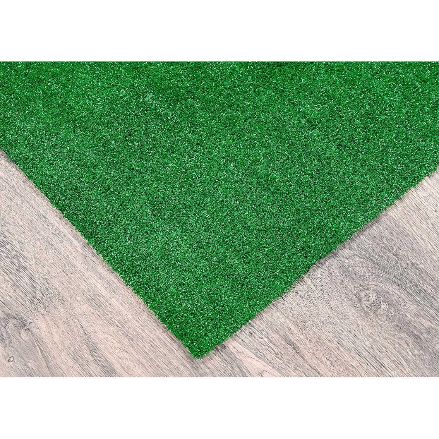 Garland Rug Artificial Grass 7 Ft. X 10 Ft. Large Indoor/Outdoor Area Rug Green -Lush Green, Durable, And Low-Maintenance For Patios, Lawns, And More
