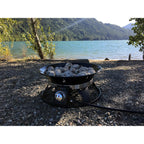 Outland Living Portable Propane Fire Pit, 21-Inch, 58,000 Btu With Fire Pit Cover & Carry Kit, Smokeless Gas Firebowl | Perfect For Camping, Patio, Backyard, Tailgating, Deck, Rv| Black 863 Cypress