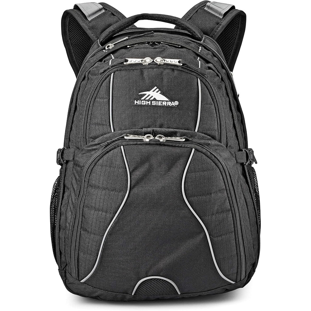 High Sierra Swerve Laptop Backpack, Black, One Size