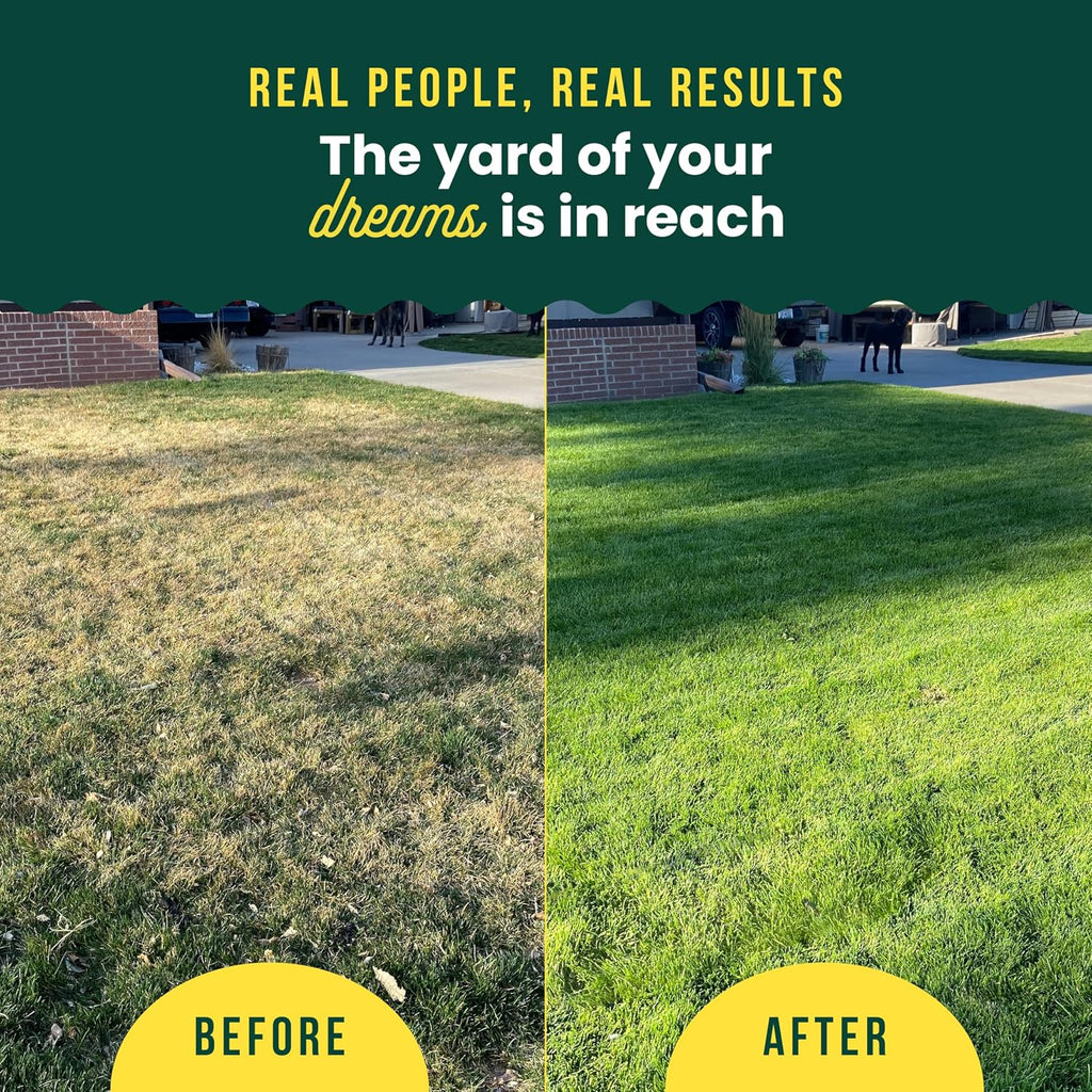 Sunday Green Machine Fertilizer, 42.3Oz, 2 Pack - Liquid Lawn Fertilizer For Lush Growth - Includes Universal Sprayer Attachment - Covers Up To 10,000 Sq Ft - Easy Application In 15 Minutes Or Less