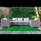Garland Rug Artificial Grass 7 Ft. X 10 Ft. Large Indoor/Outdoor Area Rug Green -Lush Green, Durable, And Low-Maintenance For Patios, Lawns, And More