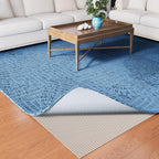 Jorvila Non-Slip Rug Pad Gripper 8x10 Feet, Anti Skid Mat for Under Area Rugs, Keeps Rugs in Position and Safe, Thick Cushioned Carpet Pad for Hardwood Floors Protection