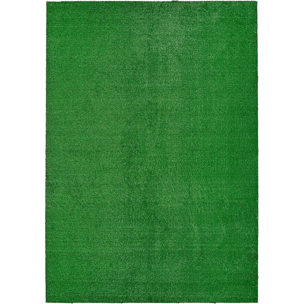 Garland Rug Artificial Grass 7 Ft. X 10 Ft. Large Indoor/Outdoor Area Rug Green -Lush Green, Durable, And Low-Maintenance For Patios, Lawns, And More