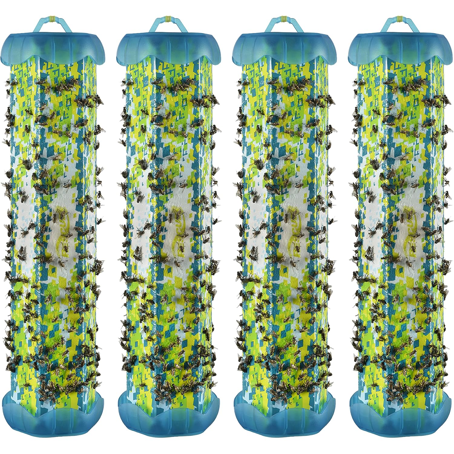 Rescue! Non-Toxic Trapstik For Flies – Indoor Hanging Fly Trap - 4 Pack