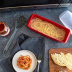 Nordic Ware Microwave Pasta Cooker, 6.4 Cup, Red