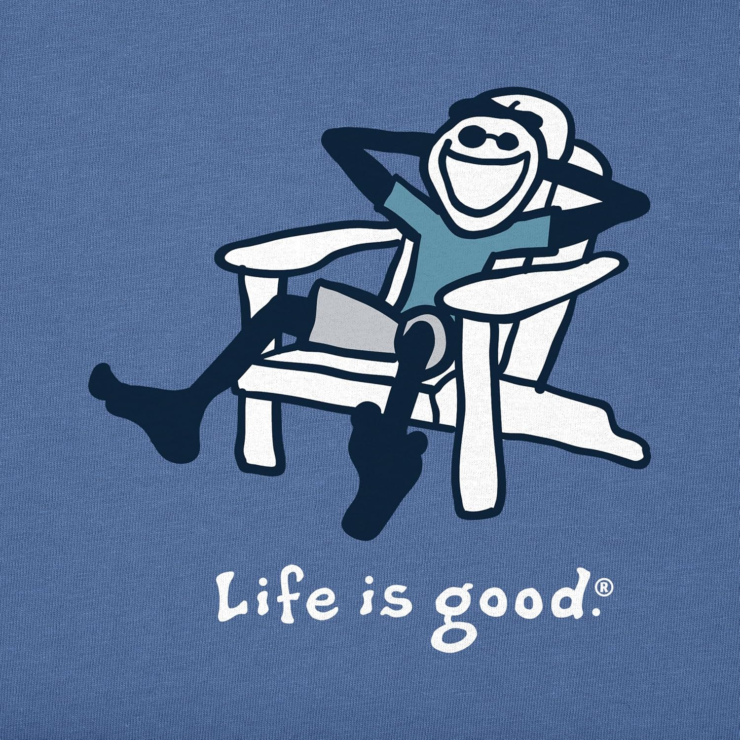 Life Is Good. Men'S Adirondack Jake Chill Short Sleeve Crusher Tee