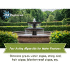Fountain Algaecide And Clarifier - 8Oz - Kills And Inhibits All Types Of Algae Growth, Formulated For Small Ponds And Water Features, Treats Up To 8,000 Gallons