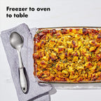 OXO Good Grips Freezer-to-Oven Safe 3 Qt Glass Baking Dish with Lid, 9 x 13