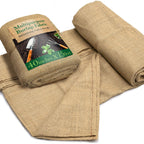 Burloptuous 40" X15 Feet Gardening Burlap Roll - Multipurpose Natural Burlap Fabric, High Density Jute Fiber Material For Decorations, Center Pieces For Home, Rustic Party Décor