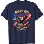 250 Years American 1776-2026 | 4th Of July T-Shirt