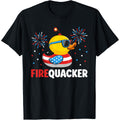 4th of July Duck Firequacker Patriotic Fourth of July Funny T-Shirt