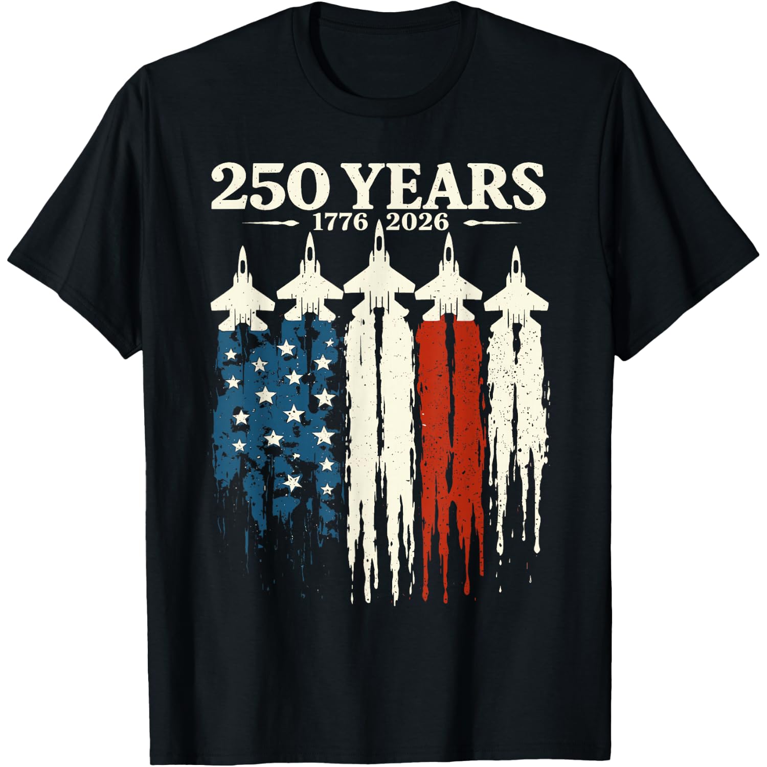 250 Anniversary USA Patriotic 250 Years American 4th of July T-Shirt