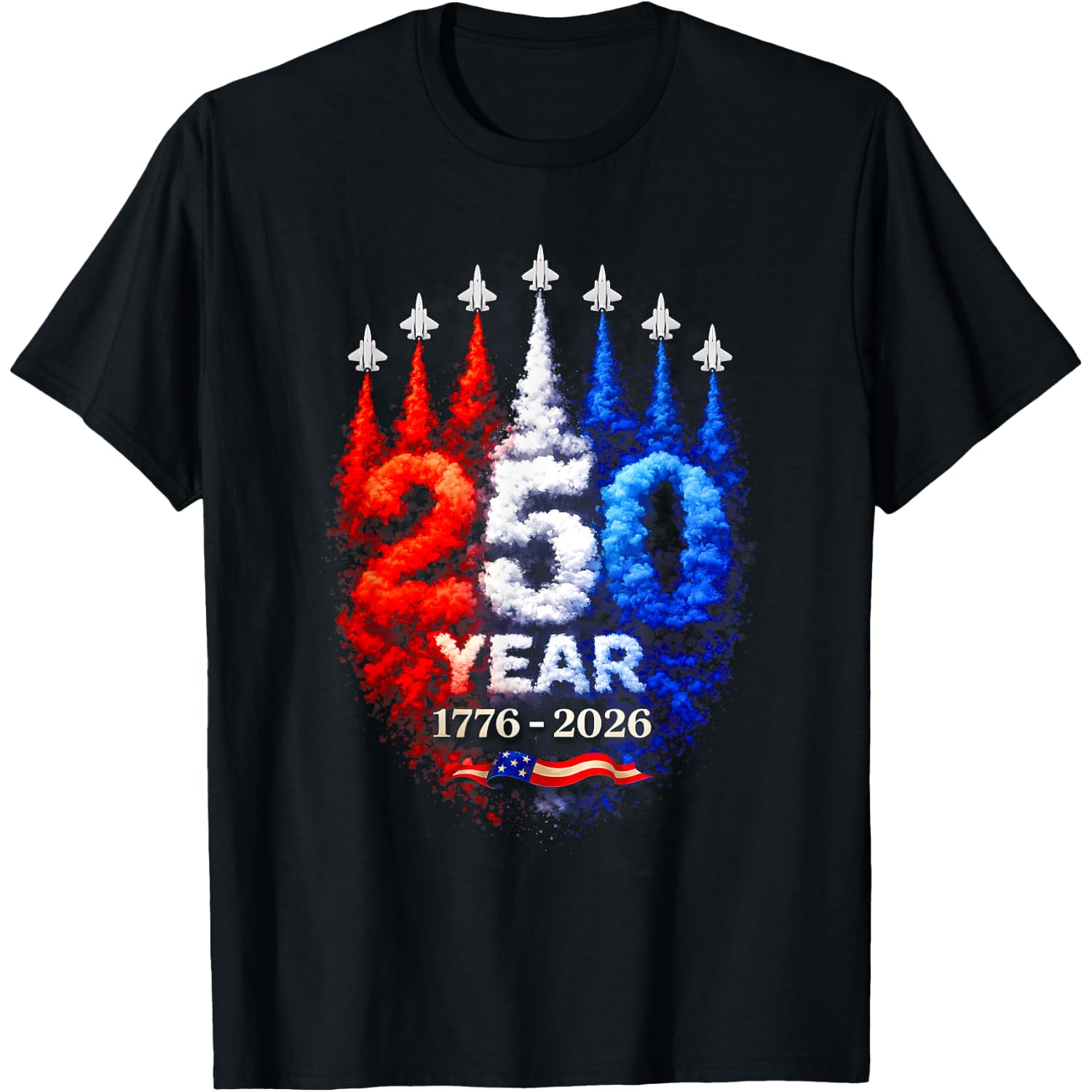 250th Anniversary USA Patriotic 250 Years American 4th July T-Shirt