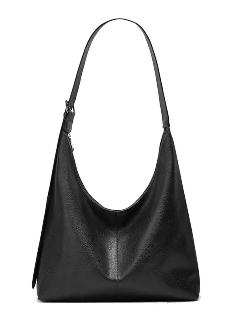 Women's Solid Color PU Leather Shoulder Bag, Simple Large-Capacity Crossbody Bag, Trendy High-quality Daily Commuting Bag, Girl Fashionable Shopping Bag, Fashion Crossbody Bags