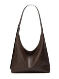 Women's Solid Color PU Leather Shoulder Bag, Simple Large-Capacity Crossbody Bag, Trendy High-quality Daily Commuting Bag, Girl Fashionable Shopping Bag, Fashion Crossbody Bags